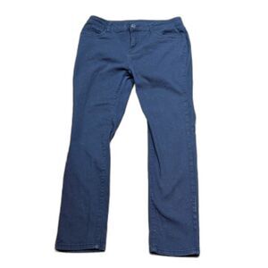 Y&F Jeans Dark Blue Skinny Stretch Denim Size 15/16 Juniors
